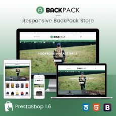 Bags & Luggage - Backpacks Responsive Prestashop Theme