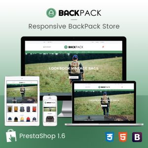 Bags & Luggage - Backpacks Responsive Prestashop Theme