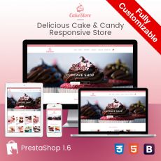 Bakery, Food & Drinks - CakeStore Responsive Prestashop Theme