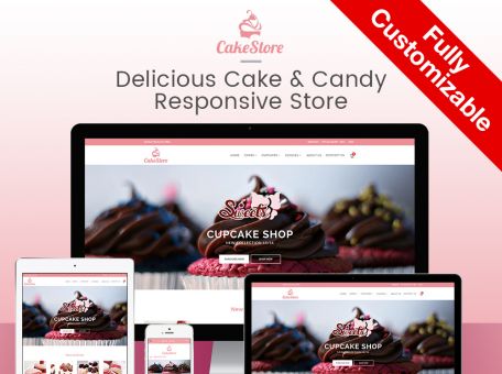 Bakery, Food & Drinks - CakeStore Responsive Prestashop Theme