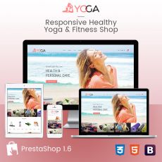 Bio, Medical & Well-being Yoga Responsive Prestashop Theme