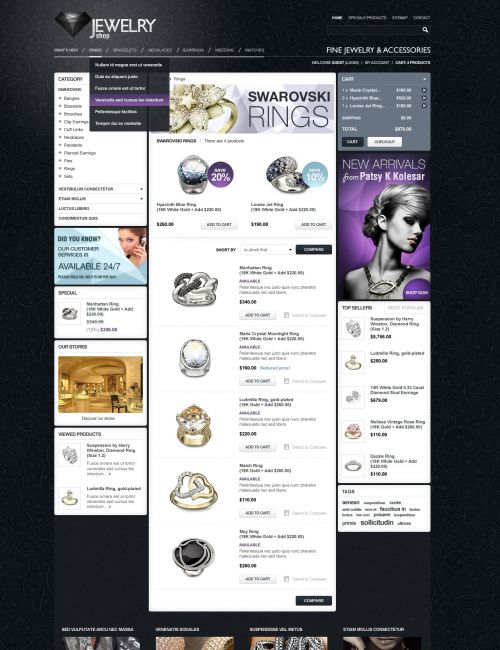 Prestheme Jewelicious - Jewelry Prestashop Theme - Category