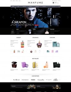 Men Perfume PrestaShop Theme - Prestheme Manfume