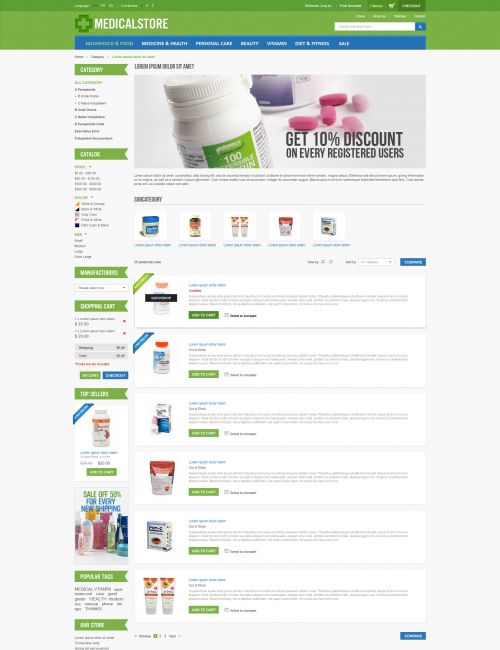 Prestheme Medical & Drug Store - Category List